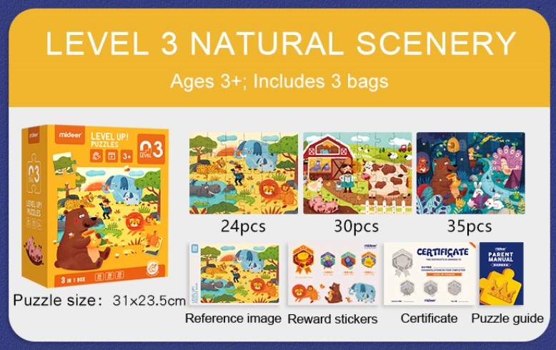 Advanced puzzle nivel 3  Habitats Naturales  (3 puzzles)
